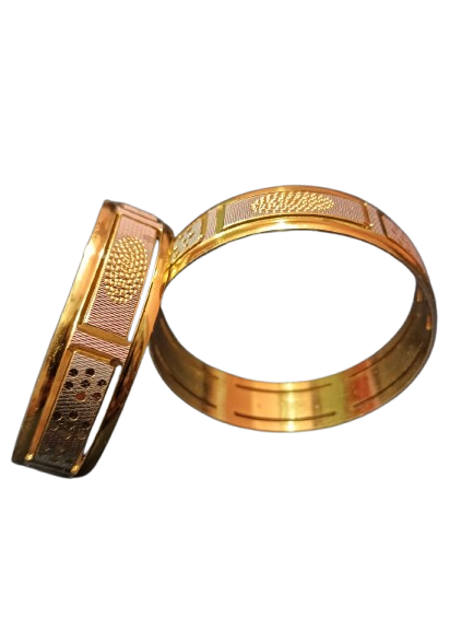 Kanishka Collection Traditional Gold Plated Designer Bangles Set for Women - Image 3