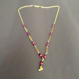 Mangalsutra Necklace with Black Beads