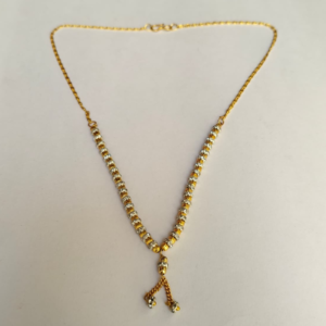 Chakkri and Moti Latkan Chain Necklace for Women