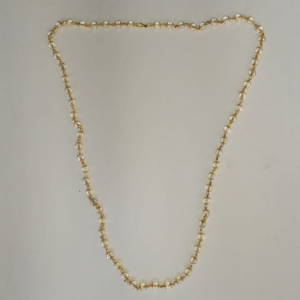 White Moti Mala Necklace for Girls and Women